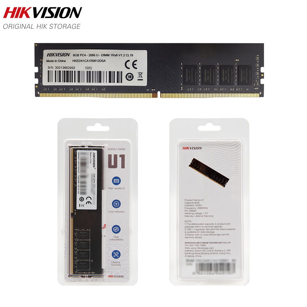 HIKVISION Memoria RAM DDR4 Para Ordenador De Escritorio Dispositivo De Almacenamiento Inteligente Para Juegos 2666MHz CL19.jpg