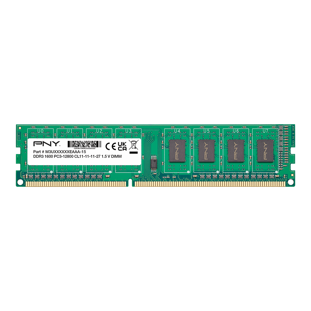 PNY Memory DDR3 Desktop 8GB 1600MHz NHS Fr
