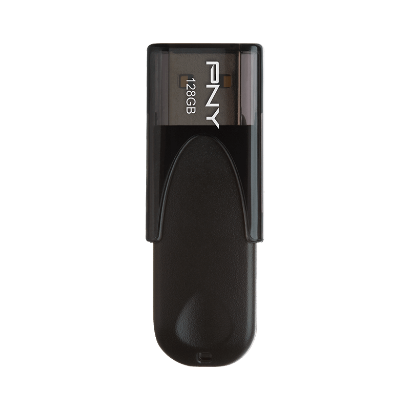 PNY USB Flash Drive Attache4 Black 128GB Fr